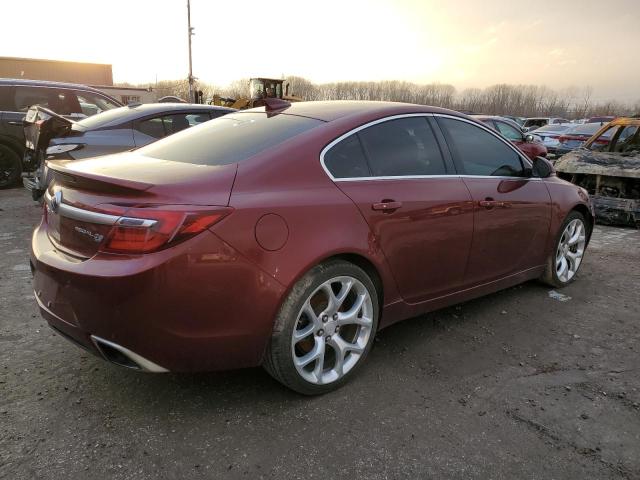 2G4GV5GX1G9155264 - 2016 BUICK REGAL GS BURGUNDY photo 3