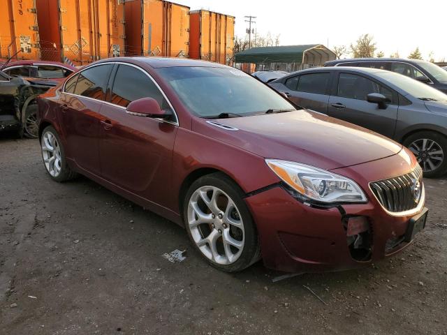 2G4GV5GX1G9155264 - 2016 BUICK REGAL GS BURGUNDY photo 4