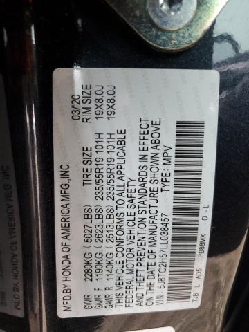 5J8TC2H57LL038457 - 2020 ACURA RDX TECHNOLOGY ნაცრისფერი ფოტო 13