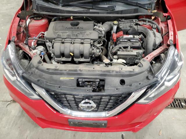 3N1AB7AP7HY206472 - 2017 NISSAN SENTRA S RED photo 11