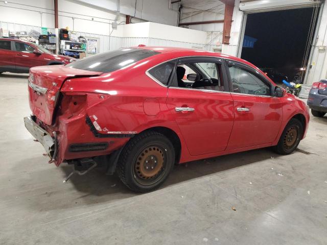 3N1AB7AP7HY206472 - 2017 NISSAN SENTRA S RED photo 3