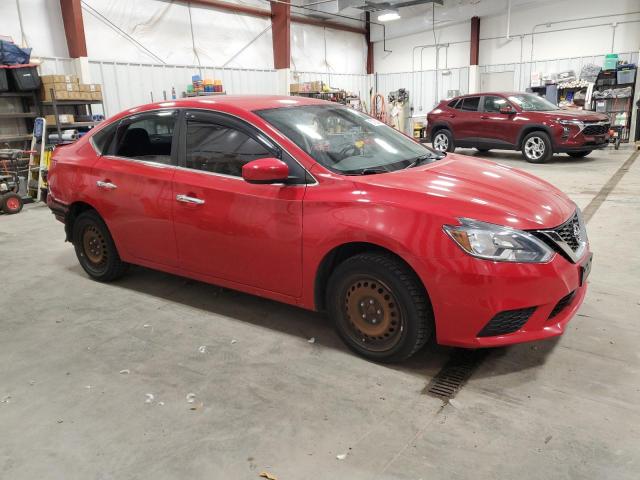 3N1AB7AP7HY206472 - 2017 NISSAN SENTRA S RED photo 4