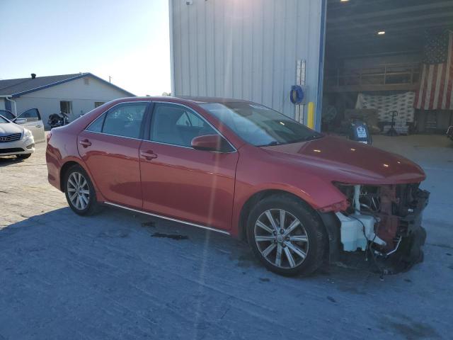4T1BK1FK7CU500988 - 2012 TOYOTA CAMRY SE 红色 照片 4