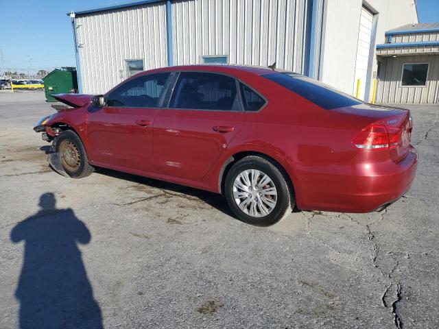 1VWAT7A35FC077349 - 2015 VOLKSWAGEN PASSAT S RED photo 2