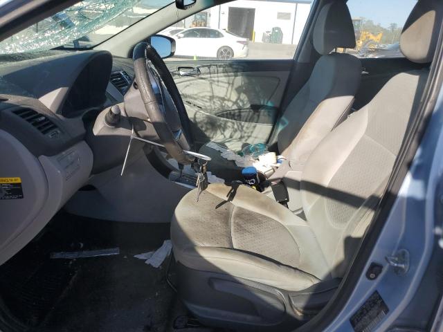 KMHCU5AE3CU043488 - 2012 HYUNDAI ACCENT GLS ლურჯი ფოტო 7