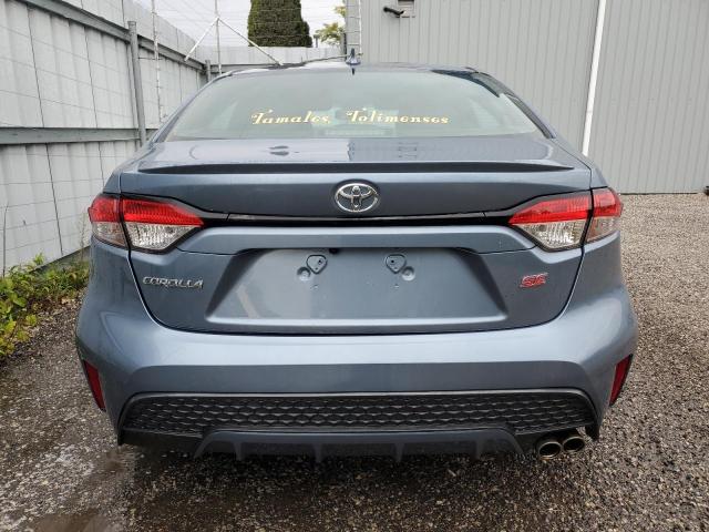 5YFB4MBE3NP111815 - 2022 TOYOTA COROLLA SE Gris foto 6
