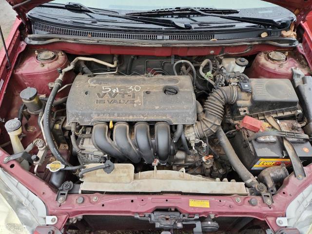 1NXBR32E15Z489030 - 2005 TOYOTA COROLLA CE RED photo 11