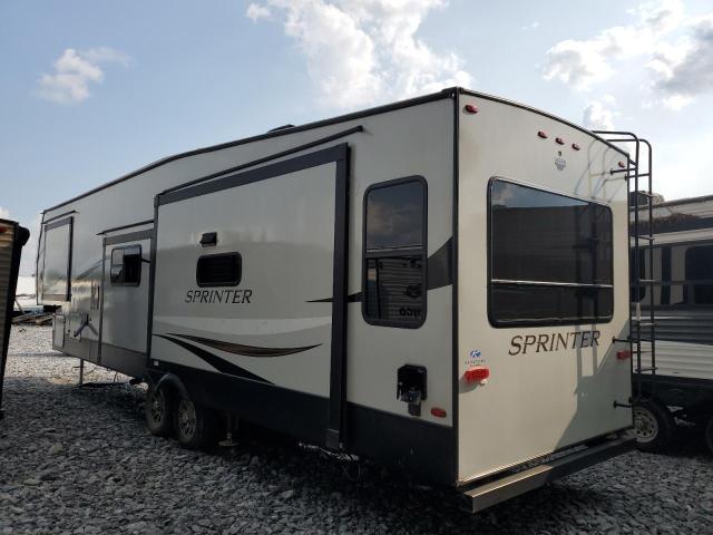 4YDF35923M1533167 - 2021 KEYSTONE SPRINTER WHITE photo 3