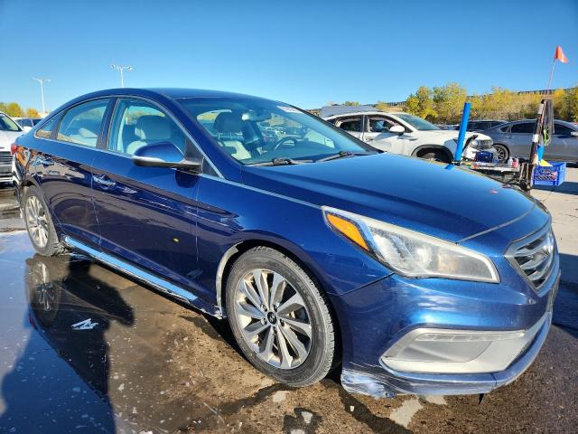 5NPE34AF1GH422105 - 2016 HYUNDAI SONATA SPORT 蓝色 照片 4