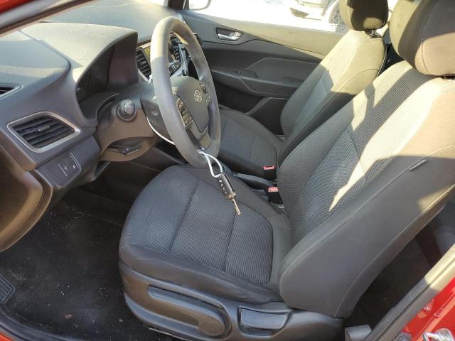 3KPC24A3XJE020398 - 2018 HYUNDAI ACCENT SE 红色 照片 7