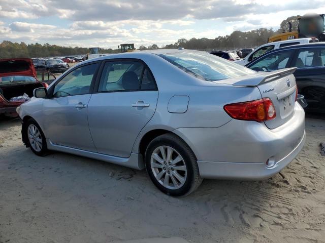2T1BU40E09C100604 - 2009 TOYOTA COROLLA BASE GRAY photo 2