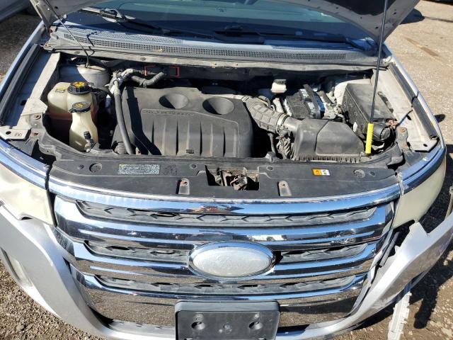 2FMDK3J96CBA09827 - 2012 FORD EDGE SEL SILVER photo 11