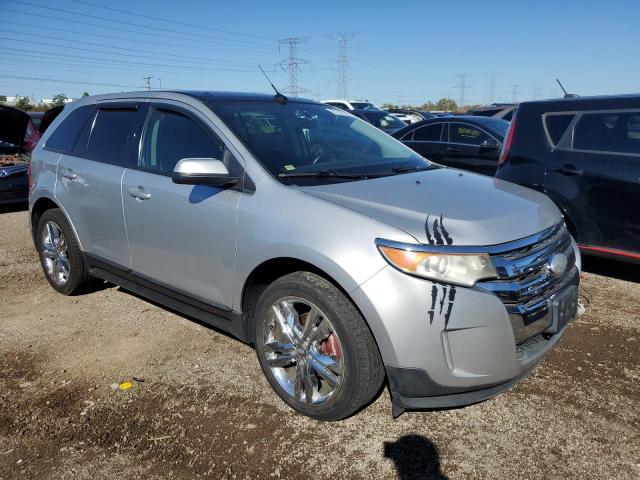 2FMDK3J96CBA09827 - 2012 FORD EDGE SEL SILVER photo 4