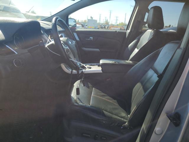 2FMDK3J96CBA09827 - 2012 FORD EDGE SEL SILVER photo 7