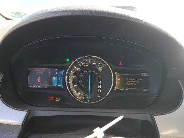 2FMDK3J96CBA09827 - 2012 FORD EDGE SEL SILVER photo 9