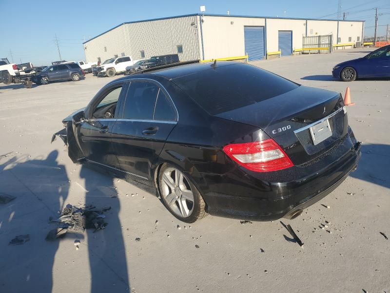 WDDGF5EB6BF638991 - 2011 MERCEDES-BENZ C 300 BLACK photo 2