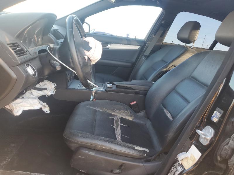 WDDGF5EB6BF638991 - 2011 MERCEDES-BENZ C 300 BLACK photo 7