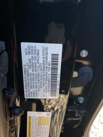 5FNYF8H53MB037115 - 2021 HONDA PASSPORT EXL შავი ფოტო 13