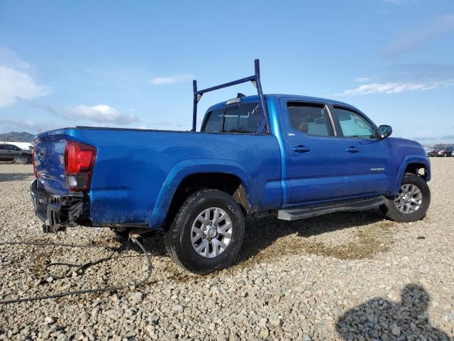 3TMDZ5BN2JM041662 - 2018 TOYOTA TACOMA DOUBLE CAB Синій фото 3