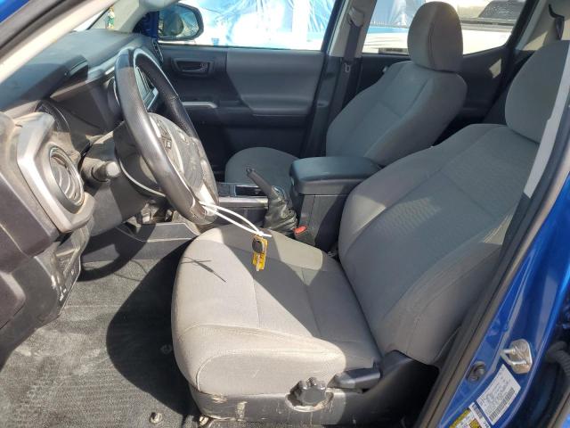 3TMDZ5BN2JM041662 - 2018 TOYOTA TACOMA DOUBLE CAB Синій фото 7