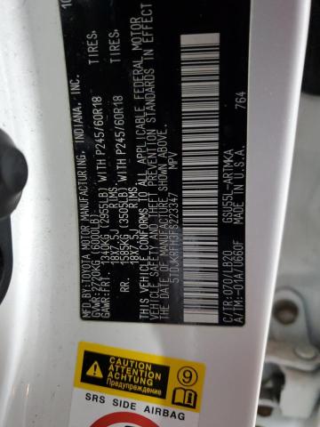 5TDJKRFH3FS223347 - 2015 TOYOTA HIGHLANDER XLE WHITE photo 13