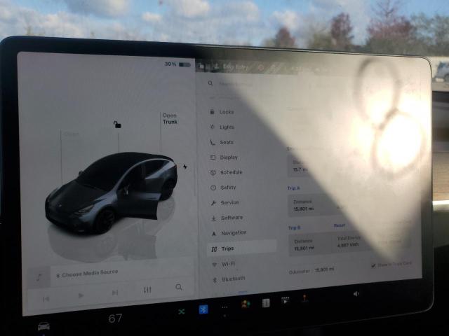 7SAYGDEE6RA217299 - 2024 TESLA MODEL Y გრაფიტი ფოტო 9