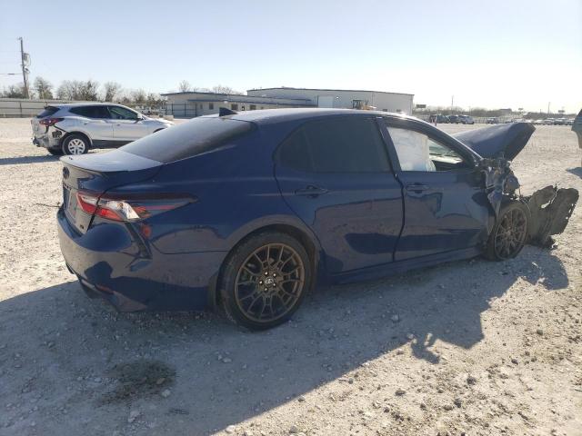 4T1G11AK9PU092743 - 2023 TOYOTA CAMRY SE NIGHT SHADE BLUE photo 3