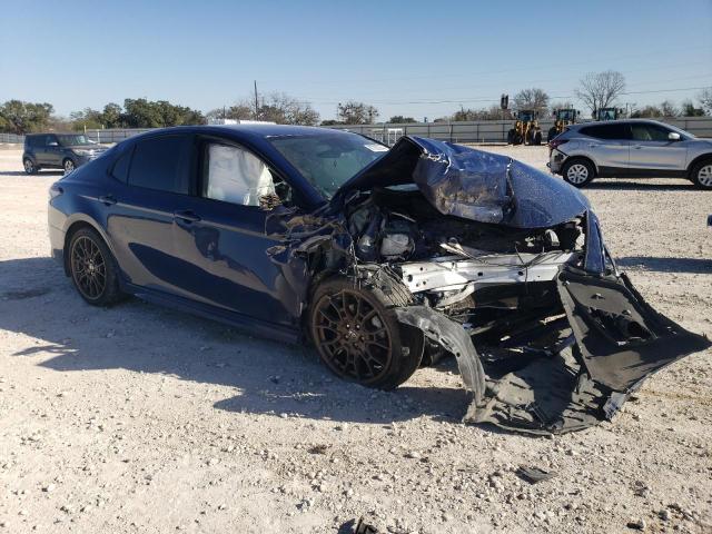 4T1G11AK9PU092743 - 2023 TOYOTA CAMRY SE NIGHT SHADE BLUE photo 4