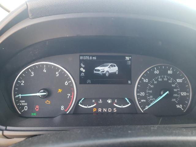 MAJ3S2GE1LC337841 - 2020 FORD ECOSPORT SE Czarny zdjęcie 9