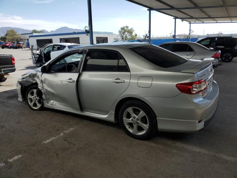 5YFBU4EE4CP024482 - 2012 TOYOTA COROLLA BASE SILVER photo 2