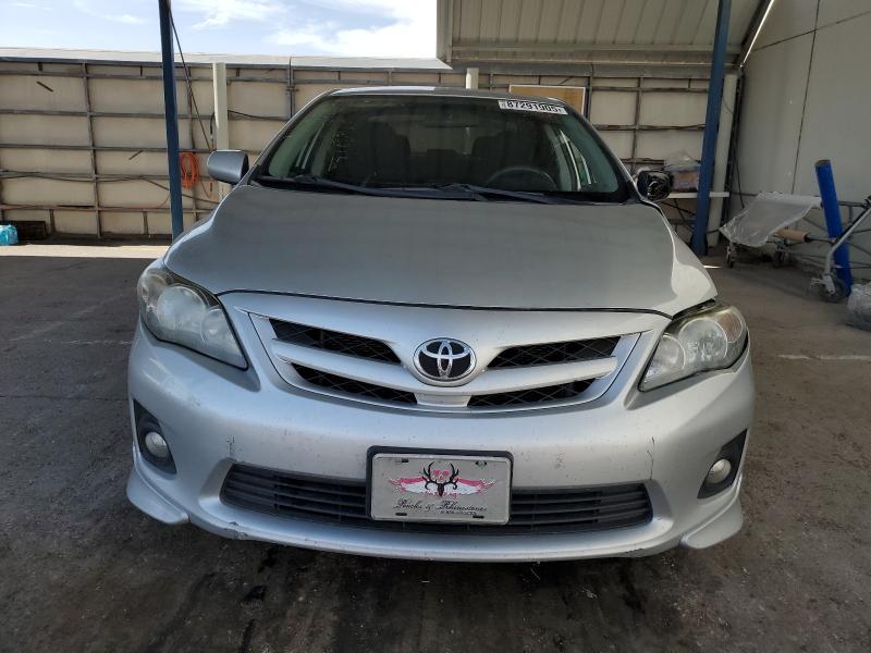 5YFBU4EE4CP024482 - 2012 TOYOTA COROLLA BASE SILVER photo 5