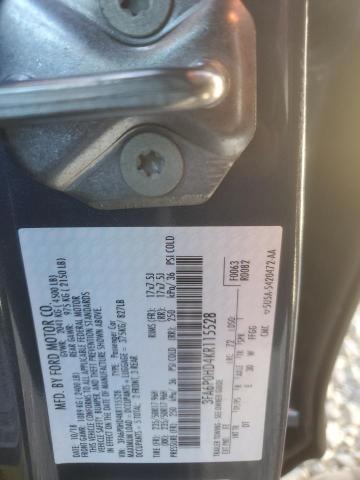 3FA6P0HD4KR115528 - 2019 FORD FUSION SE 蓝色 照片 12