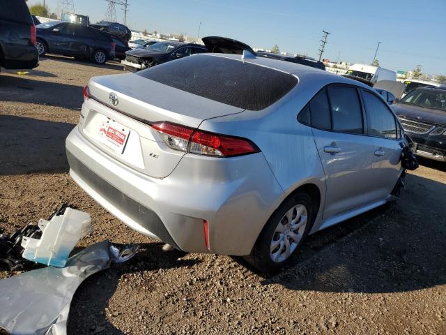 JTDEPRAE4LJ065335 - 2020 TOYOTA COROLLA LE ვერცხლისფერი ფოტო 3