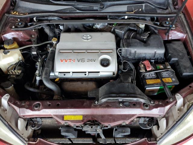 4T1BF32K74U063808 - 2004 TOYOTA CAMRY LE ბურგუნდია ფოტო 11