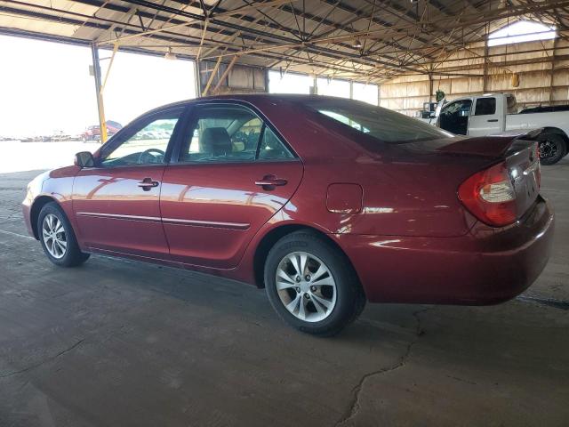 4T1BF32K74U063808 - 2004 TOYOTA CAMRY LE ბურგუნდია ფოტო 2