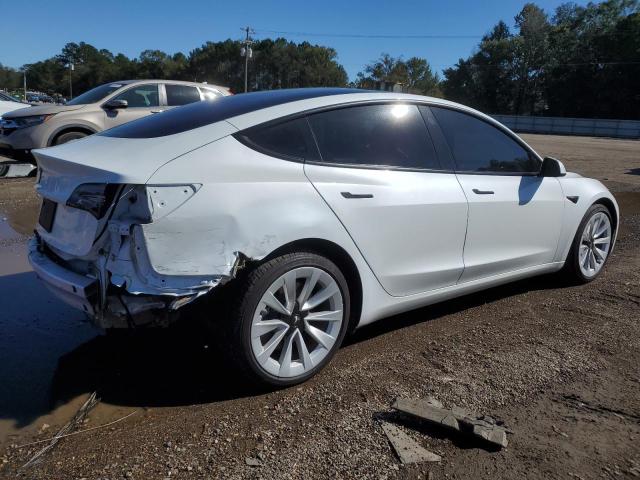 5YJ3E1EA3MF915700 - 2021 TESLA MODEL 3 WHITE photo 3