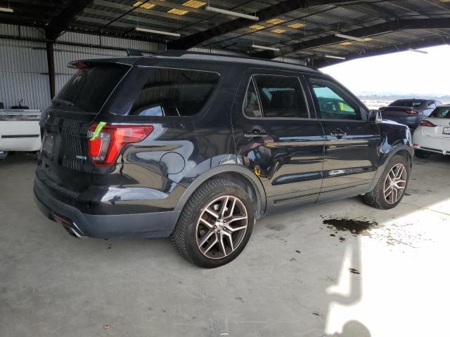 1FM5K8GT3HGD91500 - 2017 FORD EXPLORER SPORT BLACK photo 3
