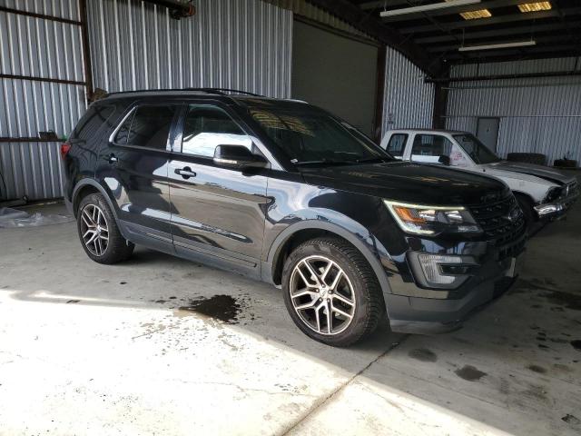 1FM5K8GT3HGD91500 - 2017 FORD EXPLORER SPORT BLACK photo 4