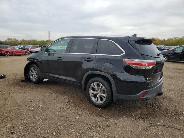 5TDJKRFH1FS149863 - 2015 TOYOTA HIGHLANDER XLE BLACK photo 2