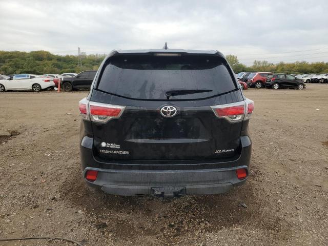 5TDJKRFH1FS149863 - 2015 TOYOTA HIGHLANDER XLE BLACK photo 6