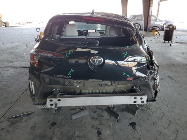 JTNK4RBE5K3068236 - 2019 TOYOTA COROLLA SE BLACK photo 6