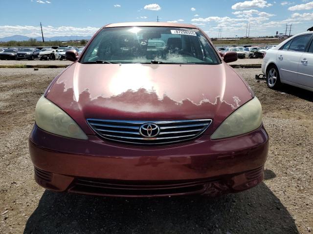 4T1BE32K86U141597 - 2006 TOYOTA CAMRY LE BURGUNDY photo 5