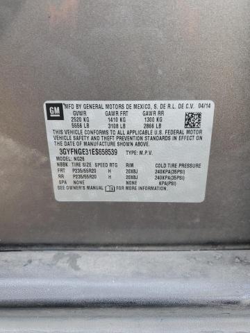 3GYFNGE31ES658539 - 2014 CADILLAC SRX PREMIUM COLLECTION GRAY photo 13