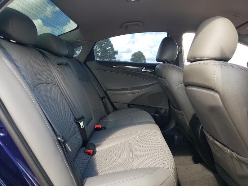 5NPEC4AC9EH898041 - 2014 HYUNDAI SONATA SE BLUE photo 10