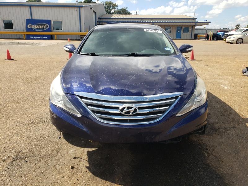 5NPEC4AC9EH898041 - 2014 HYUNDAI SONATA SE BLUE photo 5