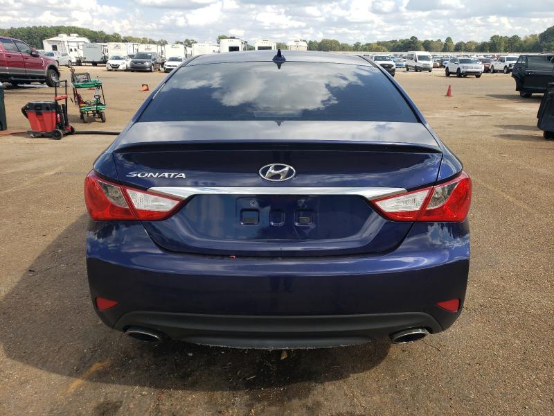 5NPEC4AC9EH898041 - 2014 HYUNDAI SONATA SE BLUE photo 6