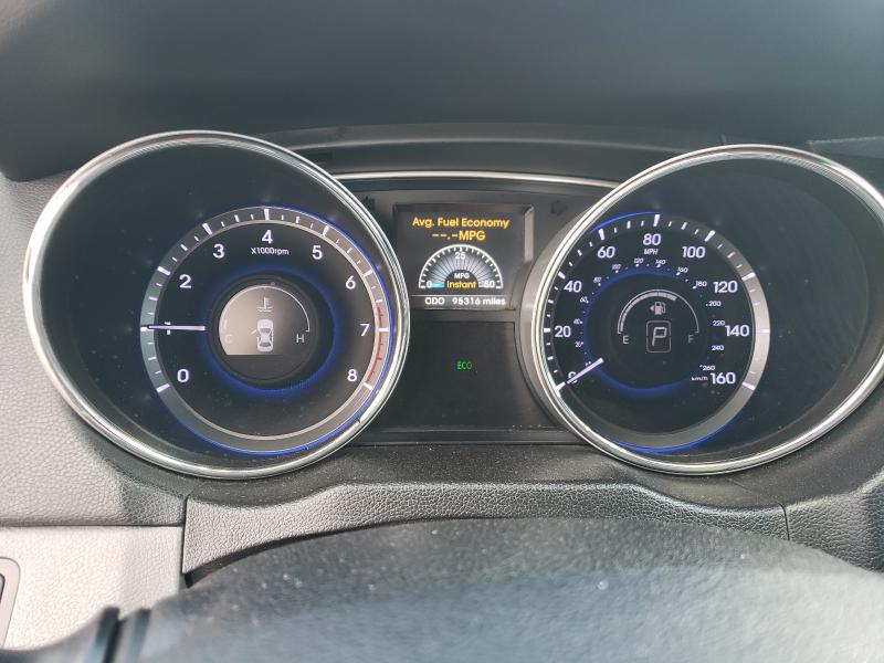 5NPEC4AC9EH898041 - 2014 HYUNDAI SONATA SE BLUE photo 9