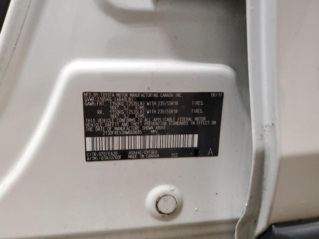 2T3DFREV3HW669685 - 2017 TOYOTA RAV4 LIMITED 白色 照片 13