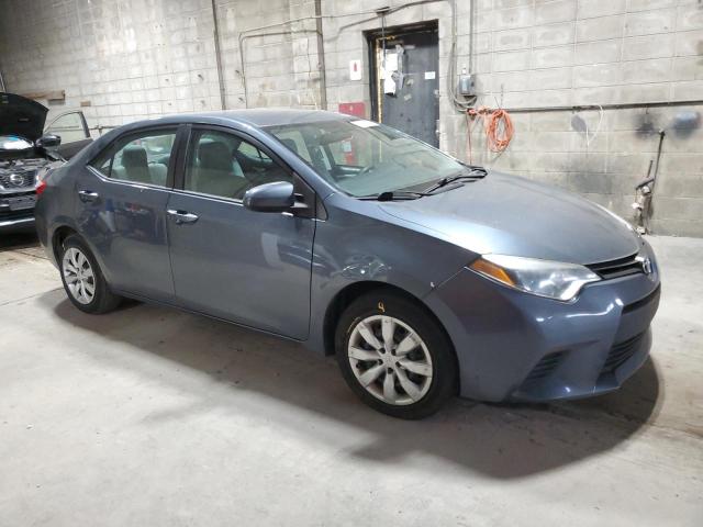 2T1BURHE2EC208301 - 2014 TOYOTA COROLLA L GRAY photo 4