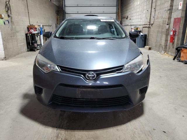 2T1BURHE2EC208301 - 2014 TOYOTA COROLLA L GRAY photo 5